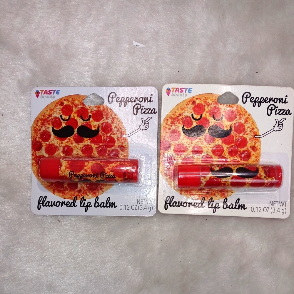 4/20 Food Flavored Lip Balm 2 pepperoni pizza lip